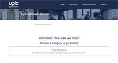 Desktop Screenshot of answercenter.upicsolutions.org